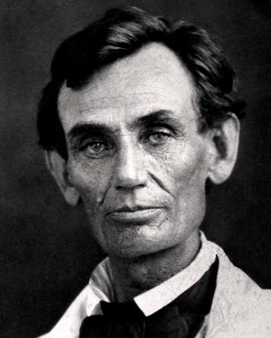 ABRAHAM LINCOLN IN 1858 8X10 AMBROTYPE PHOTO (ZZ 071)