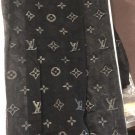 LV black and silver tights