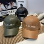 Celine leather baseball cap