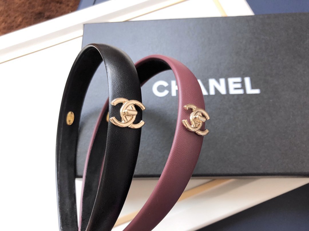 Chanel luggage headband