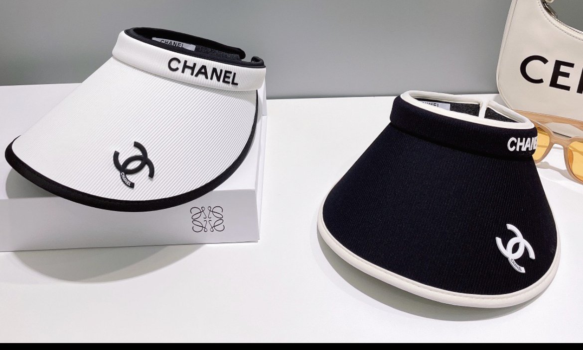 Chanel hat visor