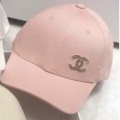 Chanel cc baseball hat pink sequined logo