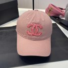 Chanel pink baseball cap new