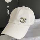 White Chanel baseball cap hat