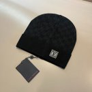 Louis Vuitton LV beanie hat winter black damier
