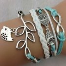 Tree of life Bracelet copper Karma Bracelet Birds Bracelet
