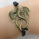 Free Shipping Antique Bronze Dragon Bracelet
