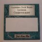 Teal Marble Plaque Silver/Black