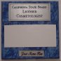 Blue Marble Plaque Silver/Black