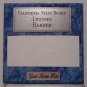 Blue Marble Plaque Silver/Red