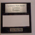 Black Marble Plaque Silver/Green