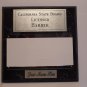 Black Marble Plaque Silver/Green