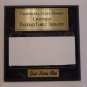 Black Marble Plaque Gold/Black