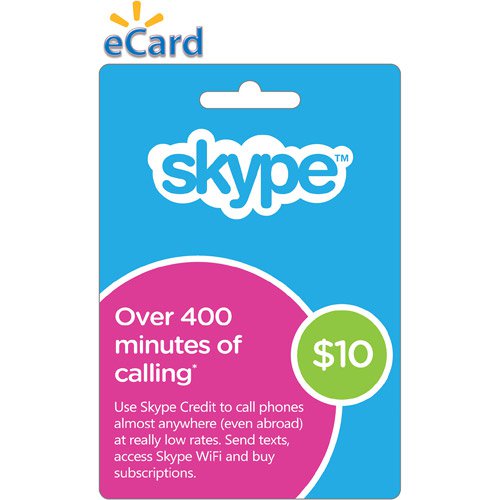Skype Gift Card - 10$ (Email delivery)