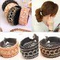 Fashion Retro Pink Chain Tail Clamp Claw Comb Jaw Ponytail Hair Clip Barrette Holder