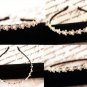 Romantic Beige Lace Applique Plum Blossom Floral Pearl Hair Hand Headband
