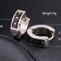 Gothic Punk Street Hip-Hop Unisex Metal Stainless Steel Laser Printed Skull Huggie Hoop Stud Earring