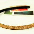 Hot fashion Retro Gold Shimmering Shining Glitter Flashy Hair Headband