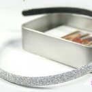 Hot fashion Retro Silver Shimmering Shining Glitter Flashy Hair Headband
