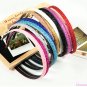 Hot fashion Retro Pink Shimmering Shining Glitter Flashy Hair Headband