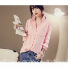 Size XL Women's Office Work Button Down Shirt