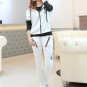 Size S Women's Althetic Track Suit Outfits Outwear Pants White