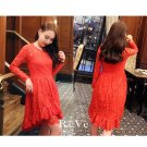 Size L Women's Crochet Lace Cocktail Party Prom Dress