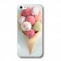 phone case for iphone hot dessert ice cream Macarons fruits strawberry hard cover UV print