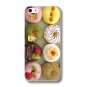 phone case for iphone hot dessert ice cream Macarons fruits strawberry hard cover UV print