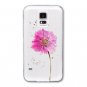S4 Case Ultra Thin Soft Phone Case Cover For Samsung Galaxy S4 i9500 Flowers Painted