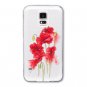 S4 Case Ultra Thin Soft Phone Case Cover For Samsung Galaxy S4 i9500 Flowers Painted
