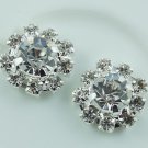 Wholesale bulk lot 20pcs Rhinestone buttons  Flatback Embellishment Crystal, Wedding bouquet