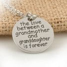 The love between a grandmother and granddaughter is forever Necklace Jewelry