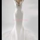 Mermaid V-neck Lace Wedding Dress