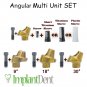 Set Of Angulated Multi Unit Abutment 9°/18°/30° Internal Hex dental implant