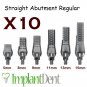 10 Straight Abutment For Regular Platform, Dental Implant, Prosthetics