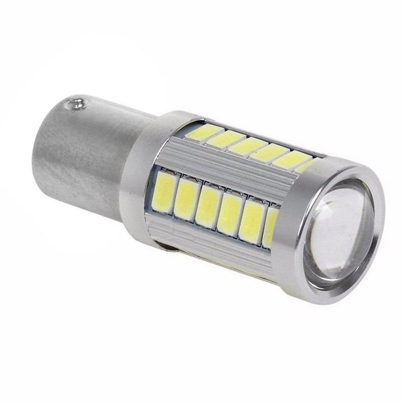 2PCS BA15S P21W 1156 LED Car Backup Reverse Light White Bulb 33SMD 5630 ...