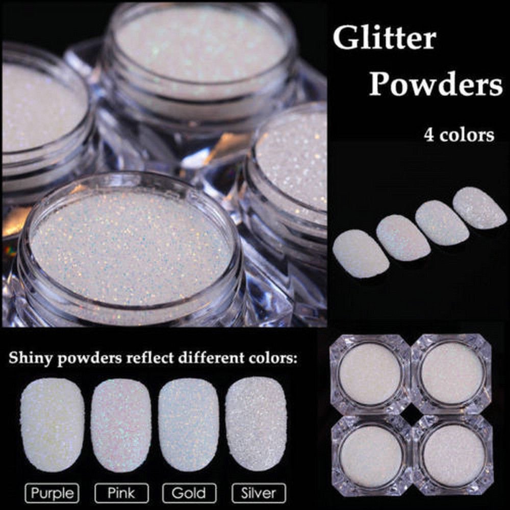Nail Glitter Powder Dust 3D Nail Art Decoration Manicure Shining Tips