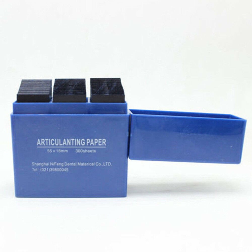 300Pcs/Box Useful Teeth Occlusion Strips Dental Lab Articulating Paper CHH1