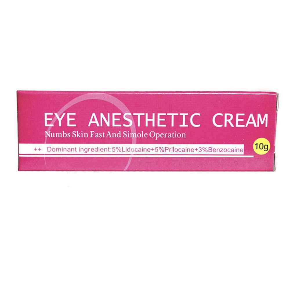 10g Useful Eye Anesthetic Cream For Eyebrows Numbing about 3 to 4 Hours NEW