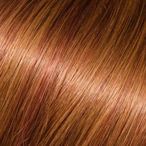 Donna Bella Milan 16 inche Full Head Human Clip-In 30/33 (Dark Chestnut Auburn)
