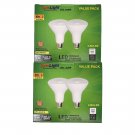 4 pack BR30 LED 11W 2700K Warm White Indoor/Outdoor Flood Light Bulbs 65 Watt