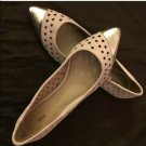 Sole Society Madyson Flats Nib Frappe/ Platino Foil Grain More Sizes Avalible