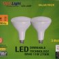 4 pack BR40 LED 11W 2700K Warm White Indoor/Outdoor Flood Light Bulbs 75 Watt