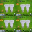 8 pack BR20 LED 5.5W 2700K Warm White Indoor/Outdoor Light Bulbs replace 50 Watt