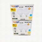 4 pack G25 LED 5W 2700K Warm White Indoor Mirror Light Bulbs Replace 40 Watt