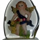 4 New 3" Mini Cherub Arcangel Little Archangel Figurine Catholic Clear Glass