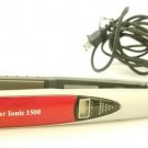 Barbar professional Hair iron 1500 ionic Plates Flat Iron, grey and red