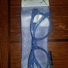 NEW! Sight Sensations 3.25+ Reading Glasses With Case Style: Blue Jean