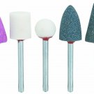 Set of 5 Mounted Grinding Stones 1/8" shank